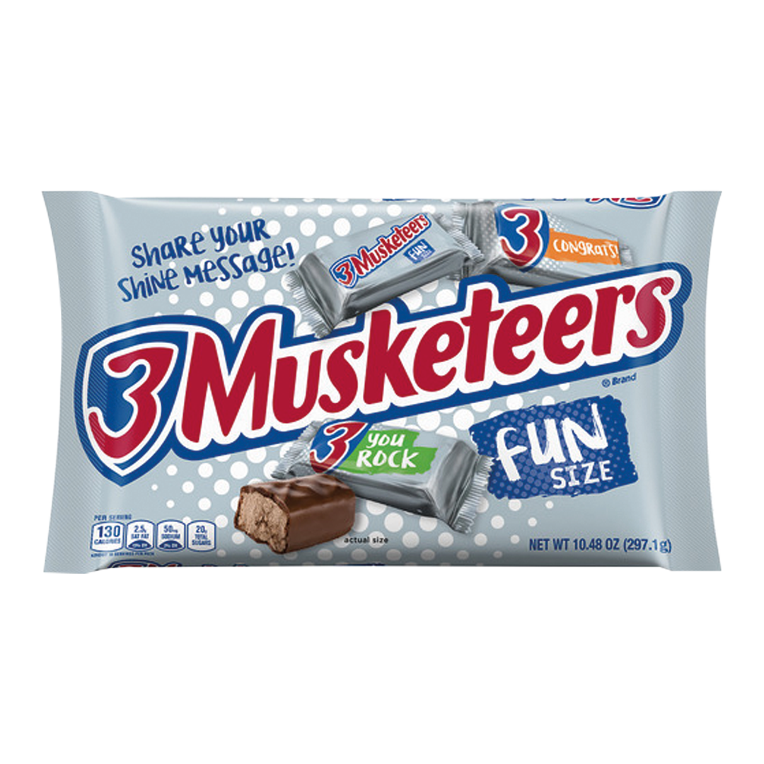 3 Musketeers  Fun Size 10.48 oz Bag