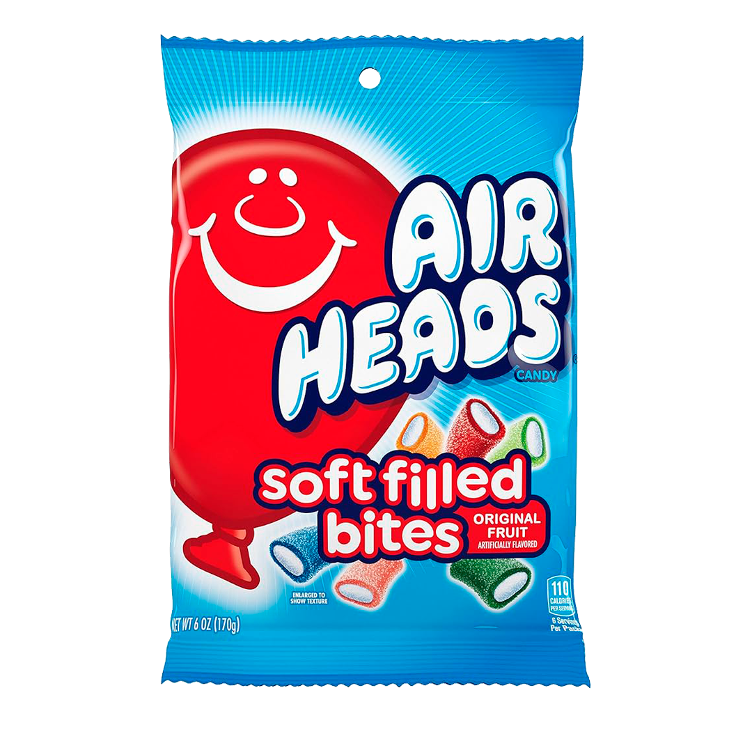 Airheads Candy Soft Filled Bites 6 oz