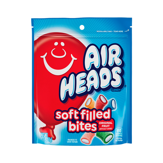 Airheads Candy Soft Filled Bites 9 oz