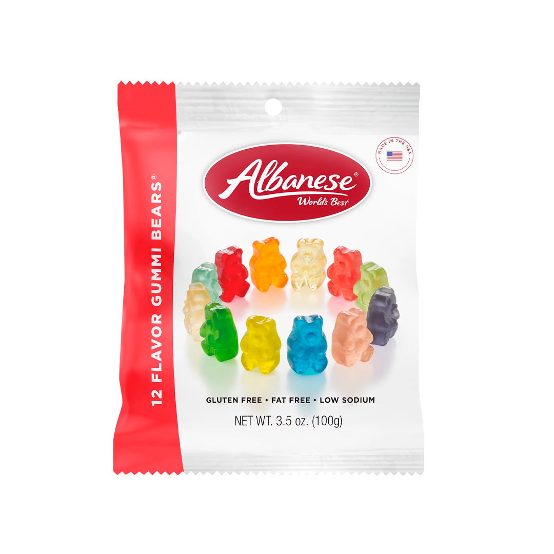 Albanese 12 flavor Gummi Bears 3.5 oz