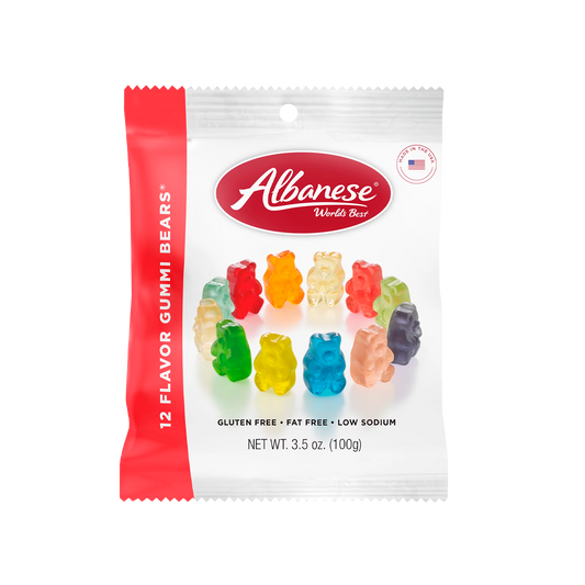 Albanese 12 flavor Gummi Bears 3.5 oz