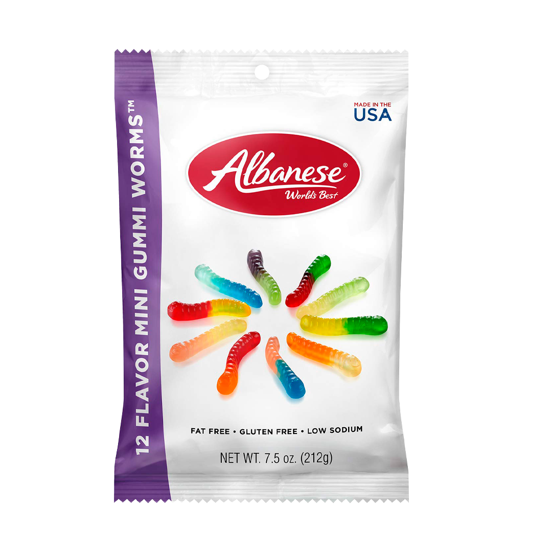 Albanese 12 flavor Worms 7.5 oz