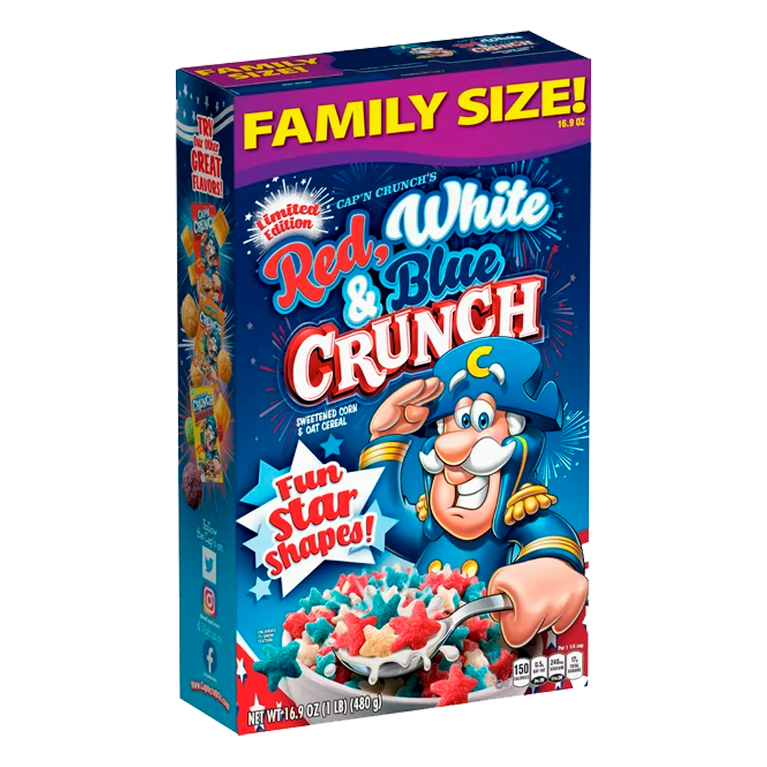 Cap'n Crunch Red and Blue 16.9 oz