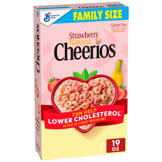 Cheerios Strawberry Banana Cereal 19 oz