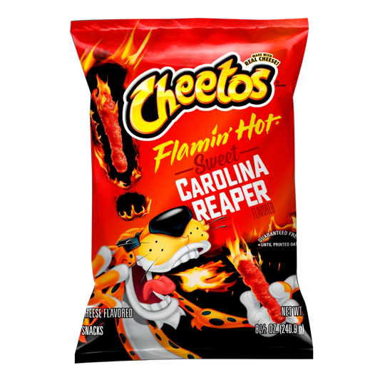 Cheetos Flamin Hot Sweet Carolina Reaper 8.5 oz